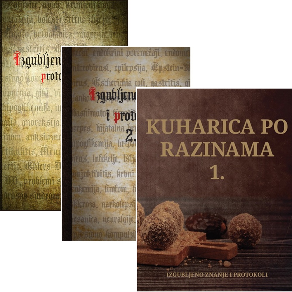 Kuharica 1., Izgubljeno znanje 1. i 2. – tri knjige